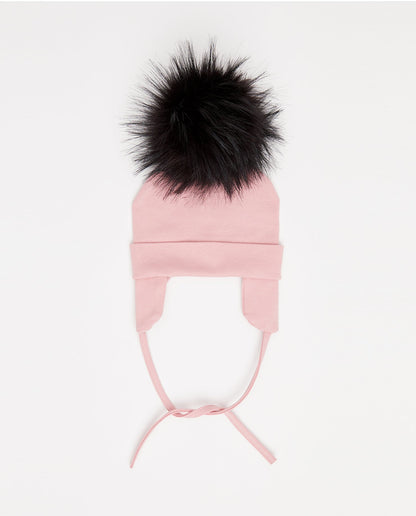 Cotton Beanie Matte Pink