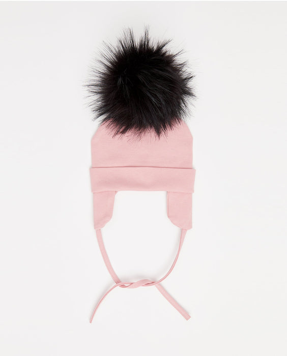 Cotton Beanie Matte Pink