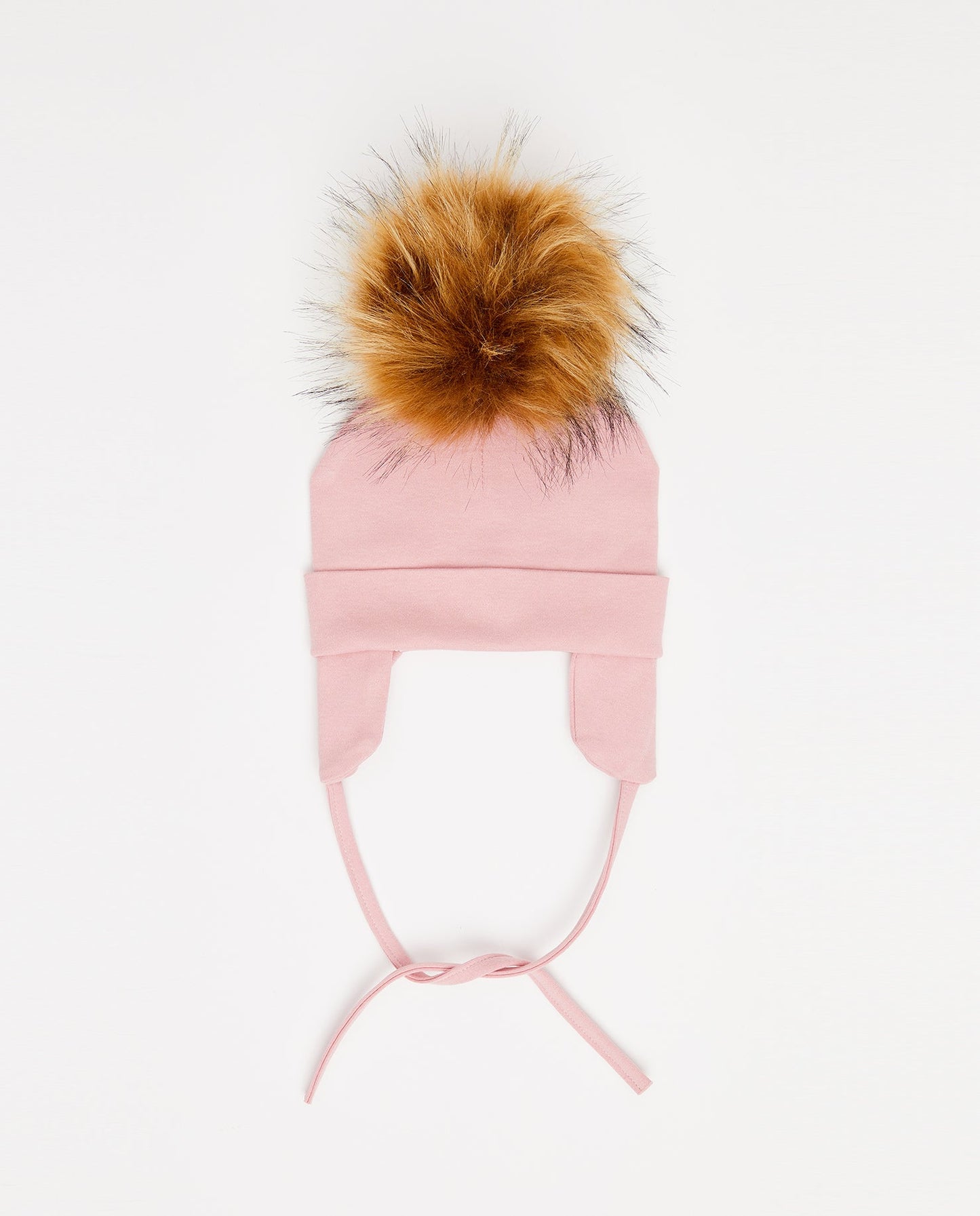 Tuque Bébé Coton Rose Mat - Vegan