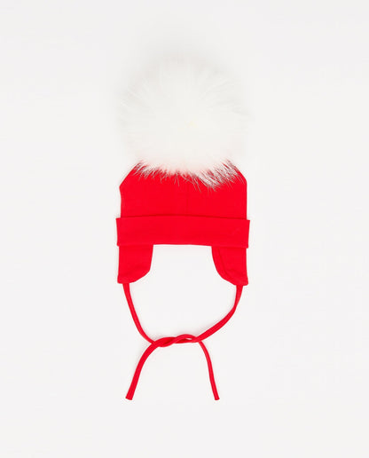 Cotton Beanie Rouge