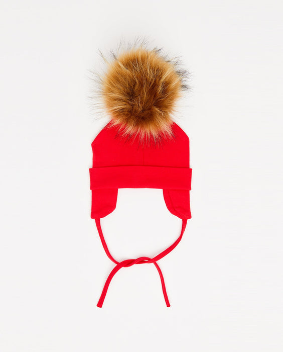 Cotton Beanie Rouge