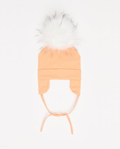 Cotton Beanie Saumon Kardashian