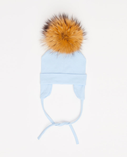 Tuque Bébé Coton Baby Blue