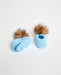 Pantoufles Tricot | Knit Slippers BABY BLUE - Mpompon