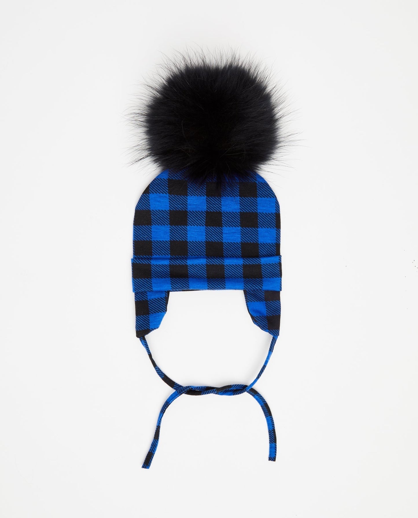 Tuque Bébé Coton Bûcheron Bleu