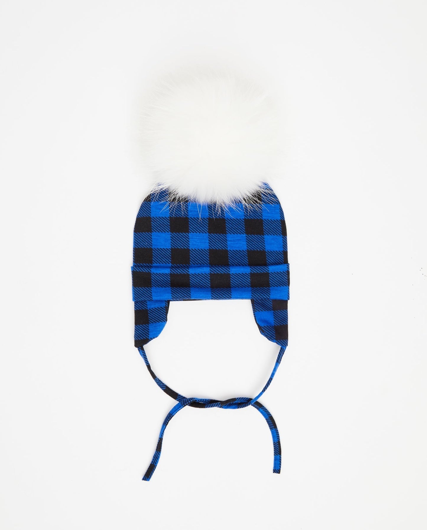 Tuque Bébé Coton Bûcheron Bleu