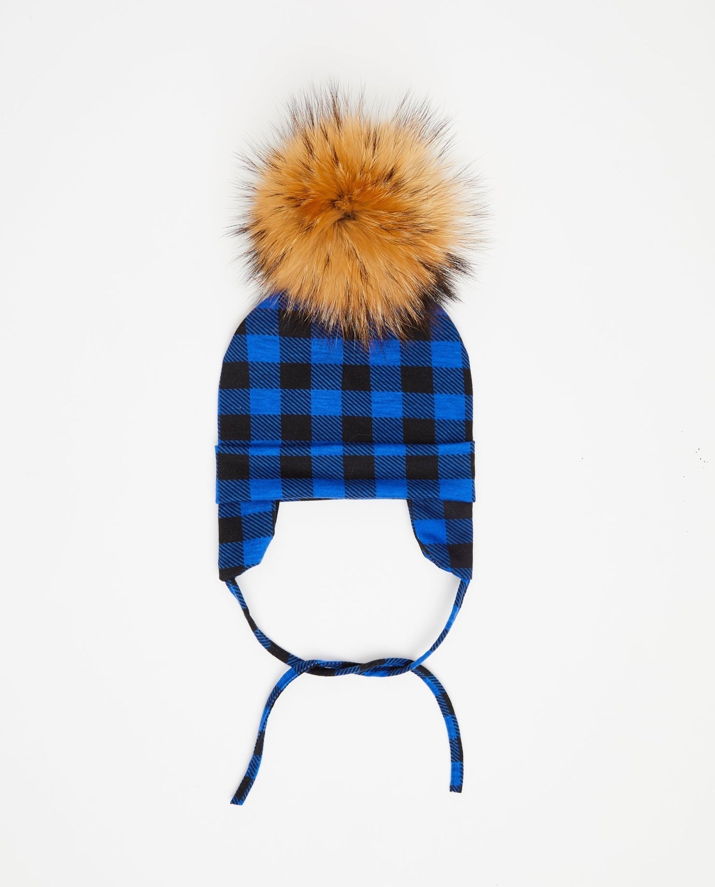 Tuque Bébé Coton Bûcheron Bleu