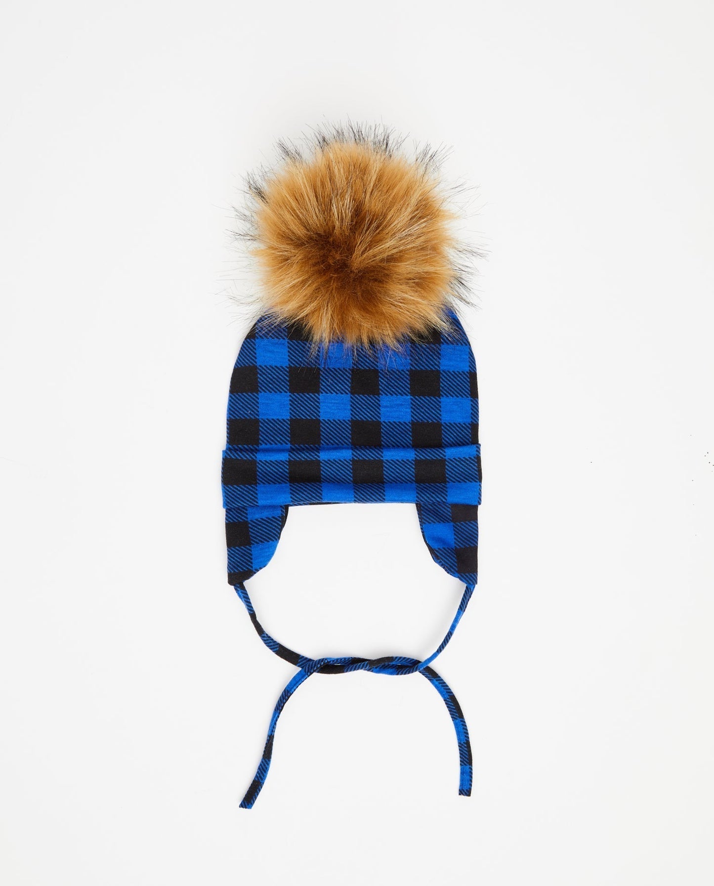 Tuque Bébé Coton Bûcheron Bleu - Vegan