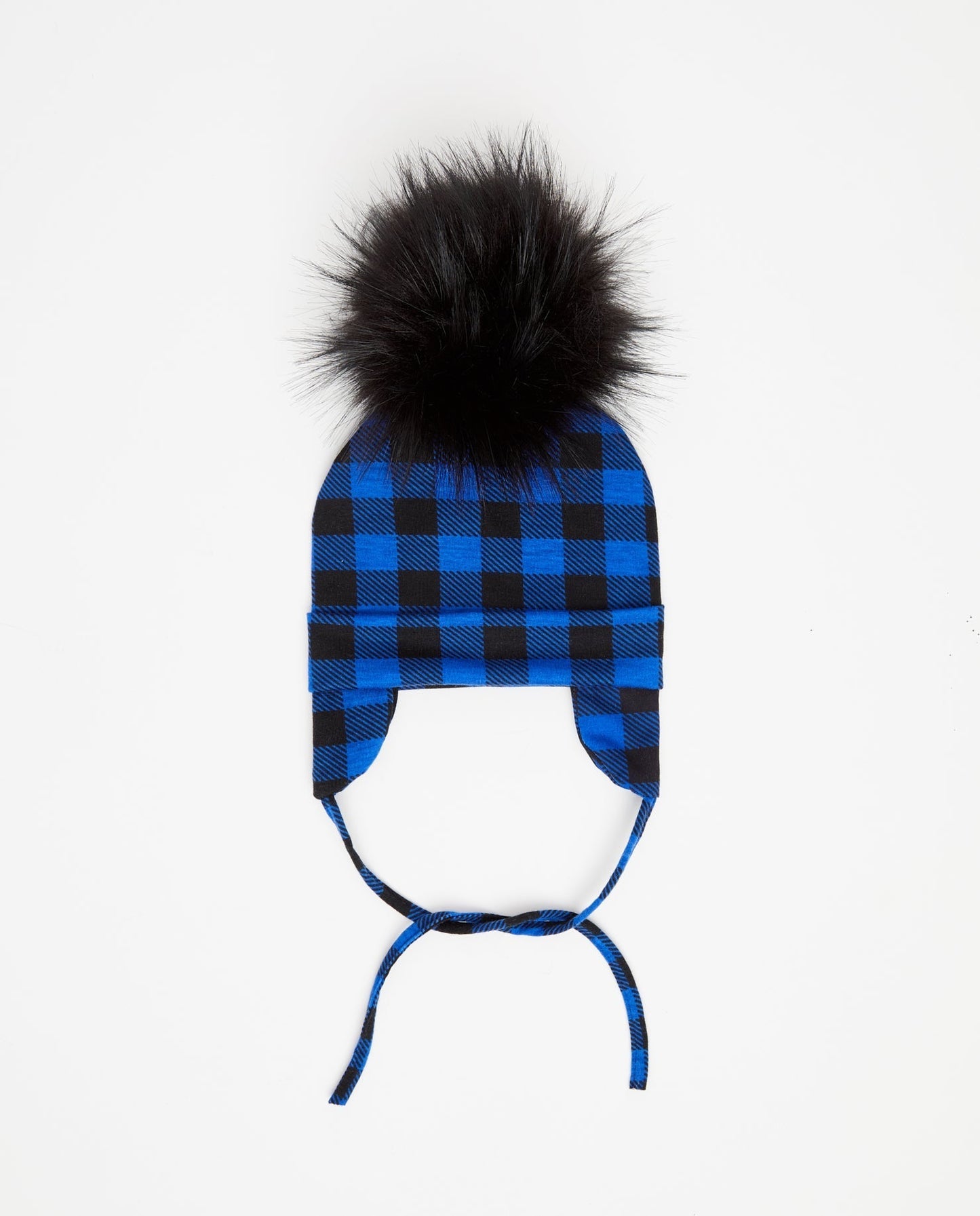 Tuque Bébé Coton Bûcheron Bleu - Vegan