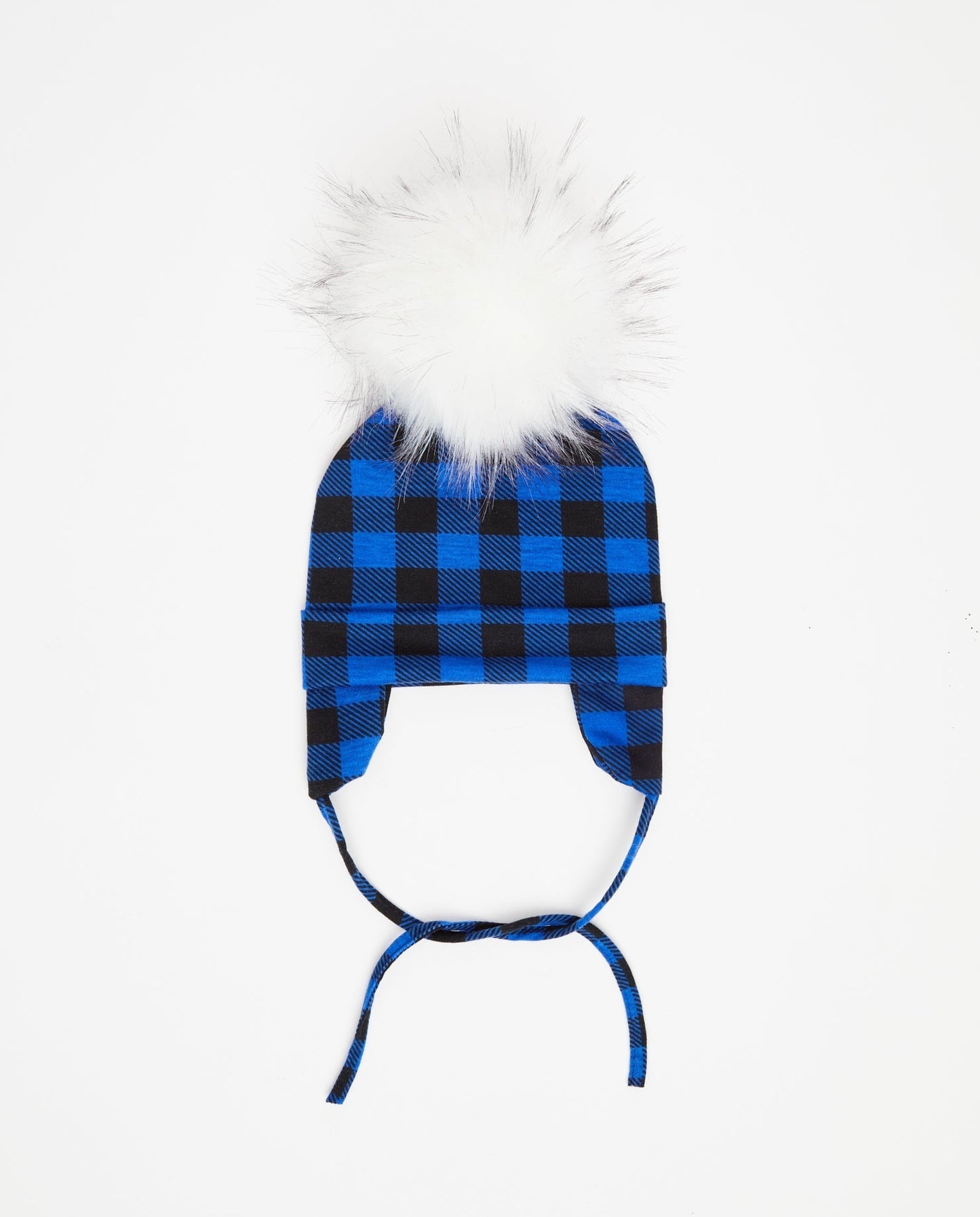 Tuque Bébé Coton Bûcheron Bleu - Vegan