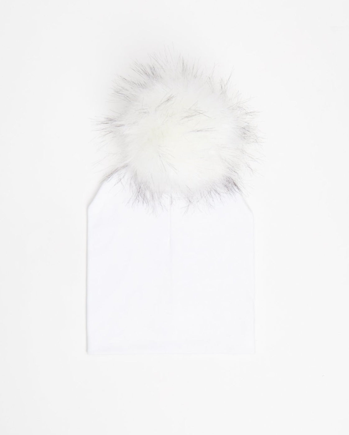 Tuque Enfant Coton Blanc - Vegan