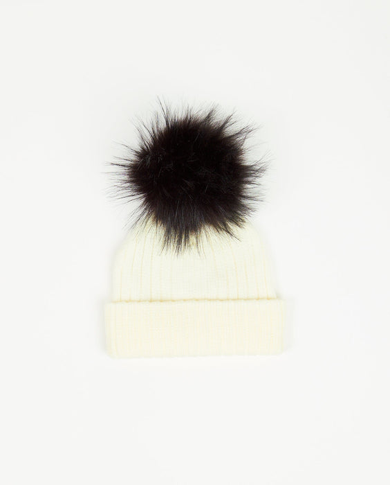 Knit Beanie White