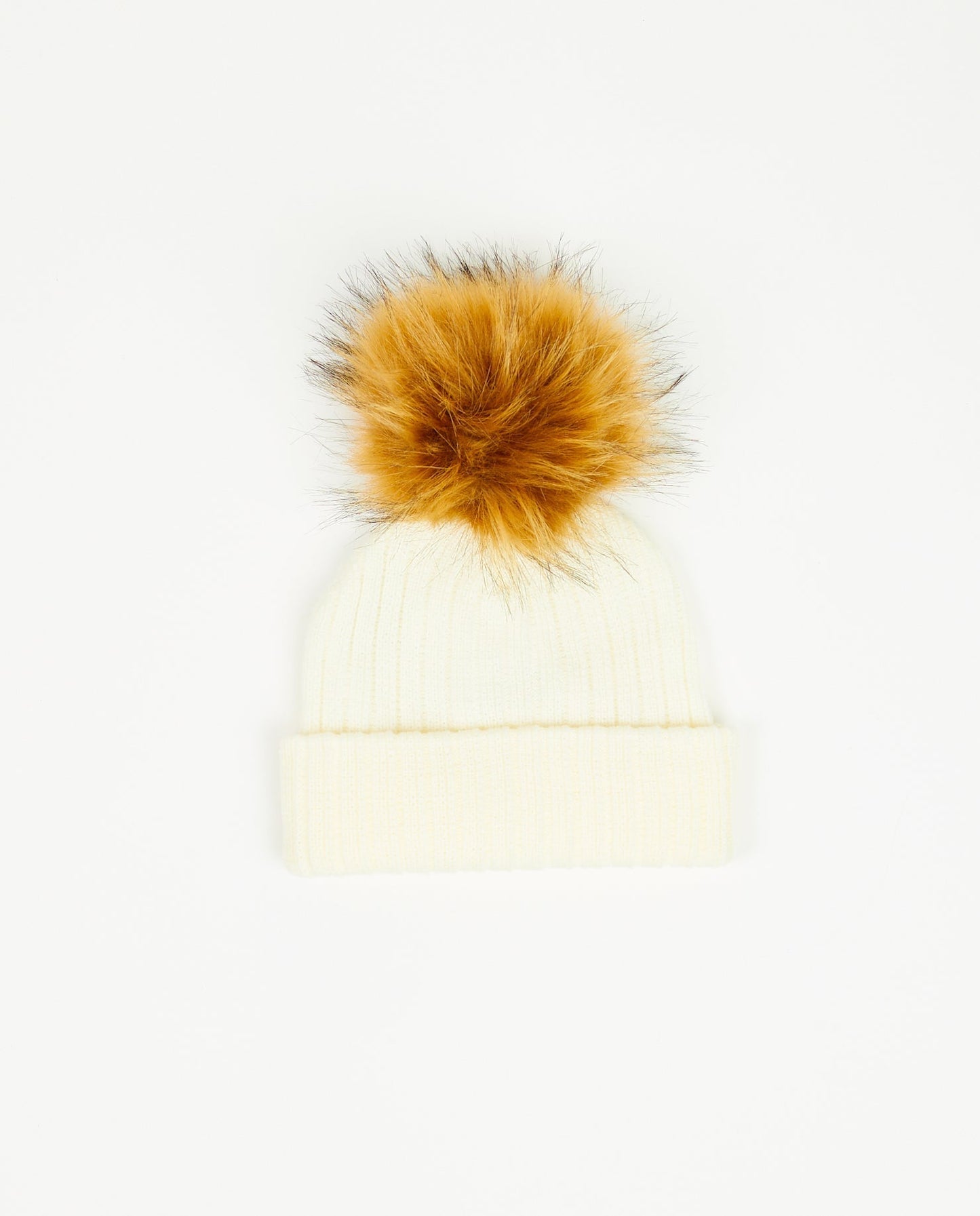 Knit Beanie Blanc