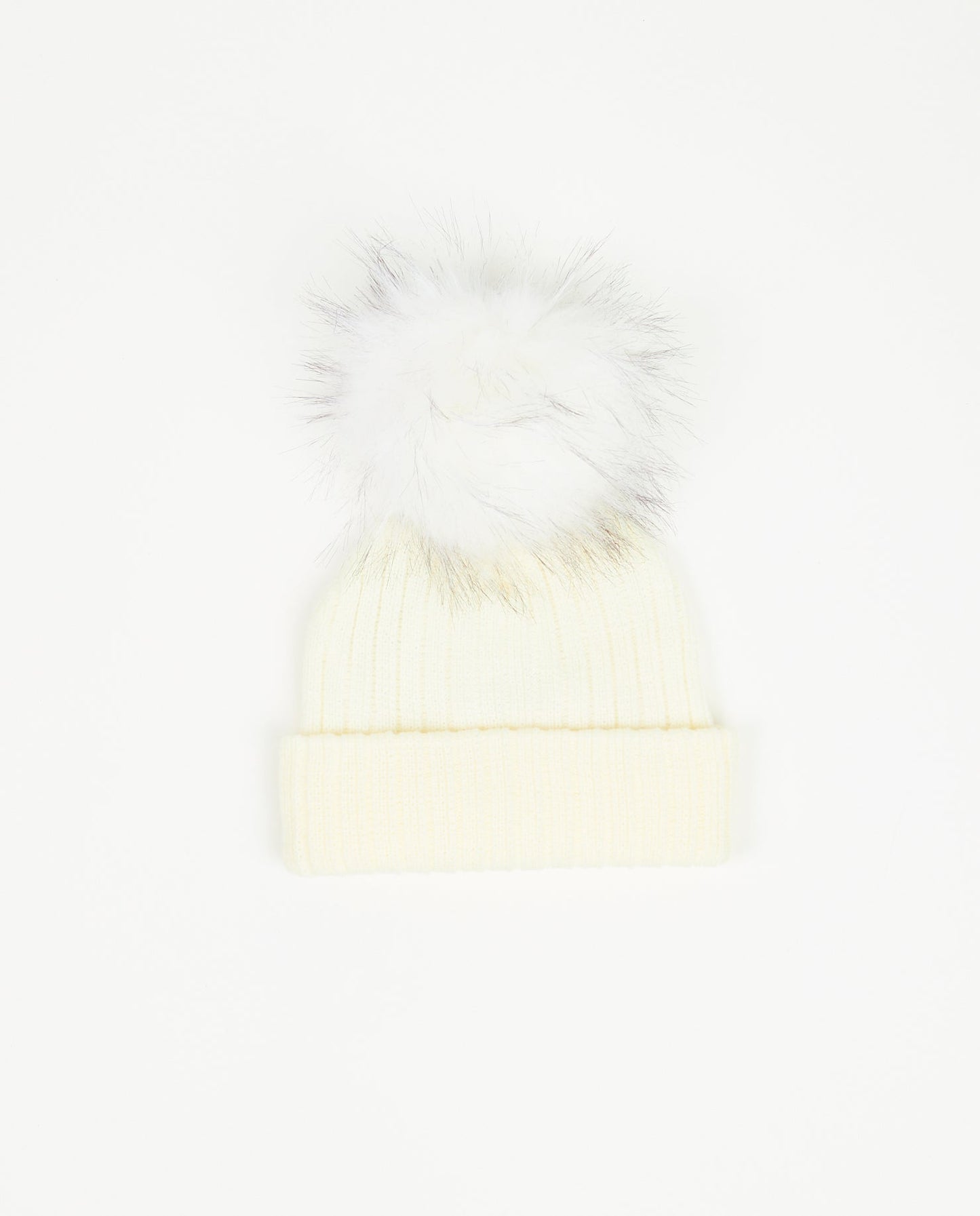 Tuque Enfant Doublée Blanc - Vegan