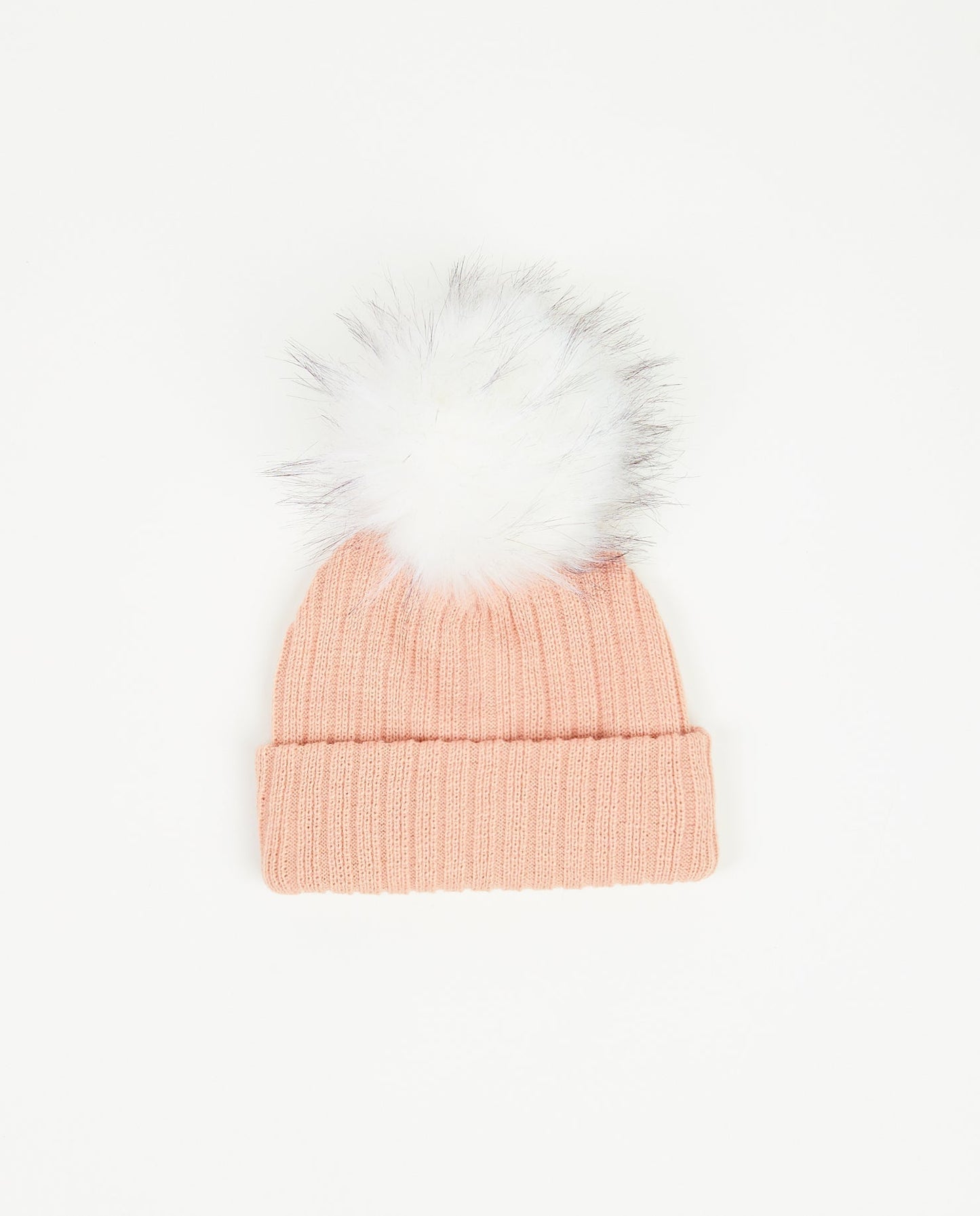 Tuque Enfant Doublée Soft Pink - Vegan