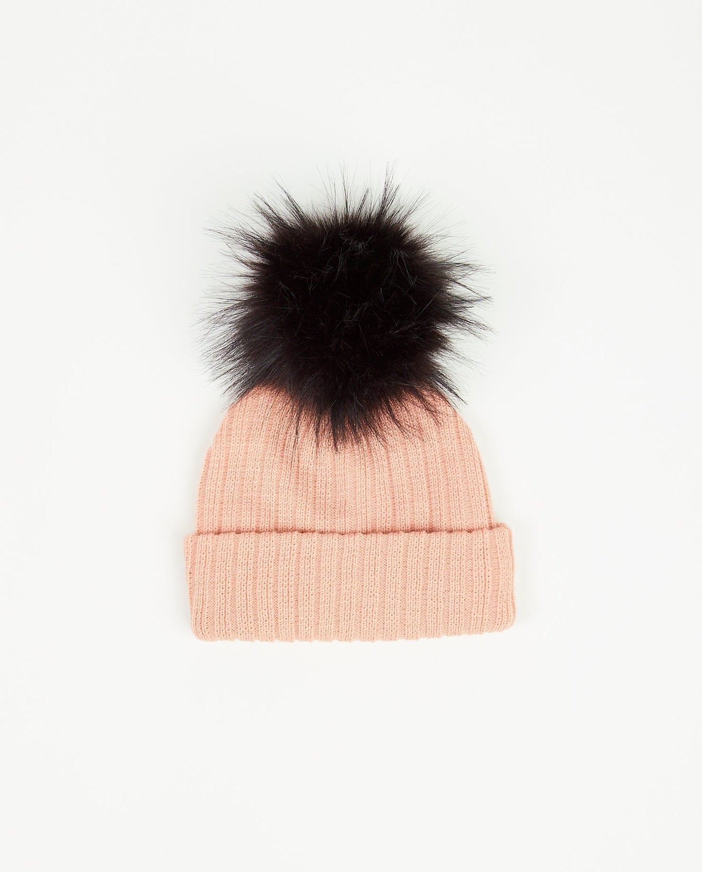 Tuque Enfant Doublée Soft Pink - Vegan