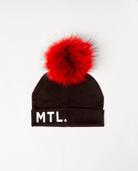 Kid Cotton Beanie Noir MTL.