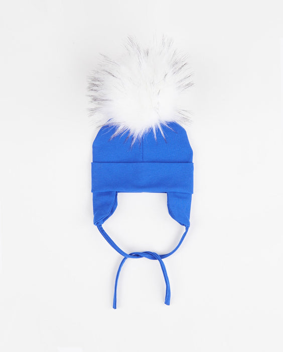 Tuque Bébé Coton Royal Blue - Vegan