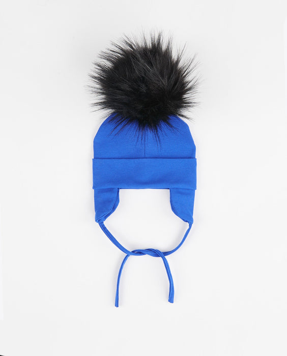 Tuque Bébé Coton Royal Blue - Vegan