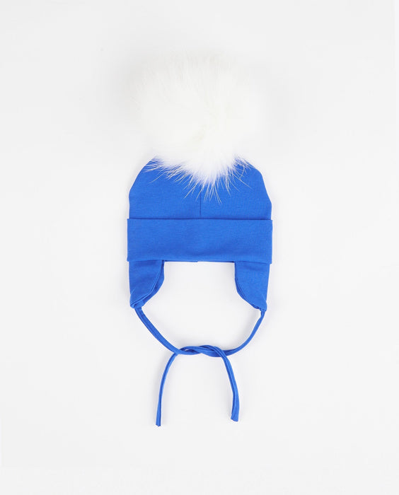 Cotton Beanie Royal Blue