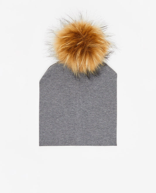 Tuque Adulte Coton Charcoal - Vegan