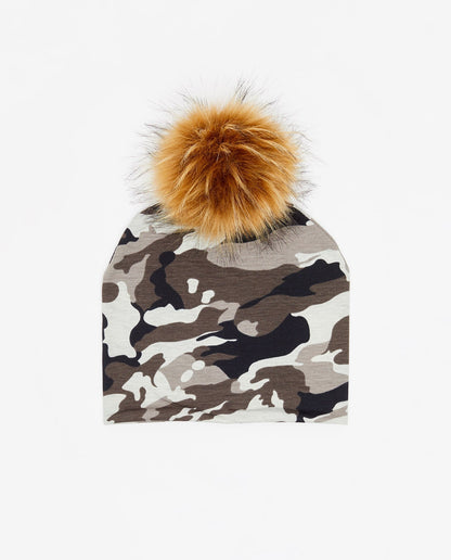 Cotton Beanie Winter Army