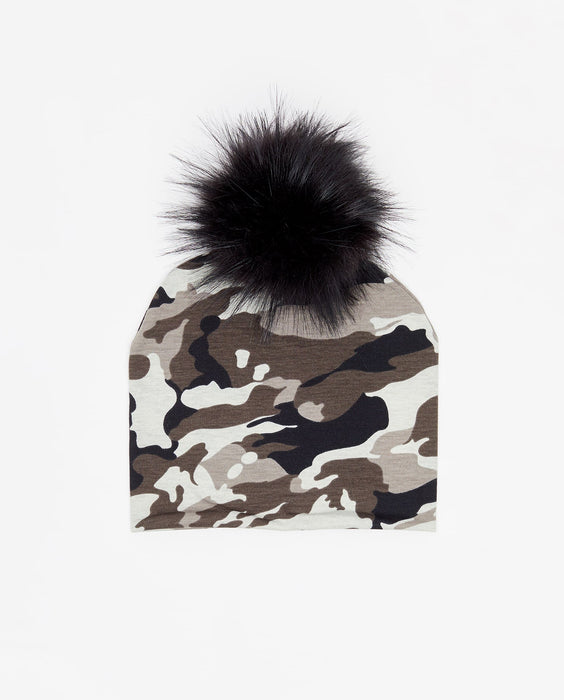 Cotton Beanie Winter Army