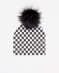 Cotton Beanie Checkmate