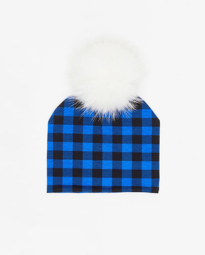 Cotton Beanie Bûcheron Bleu