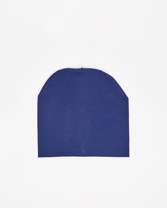 100% Cotton Beanie with Button for Optional Pom, 15 years +