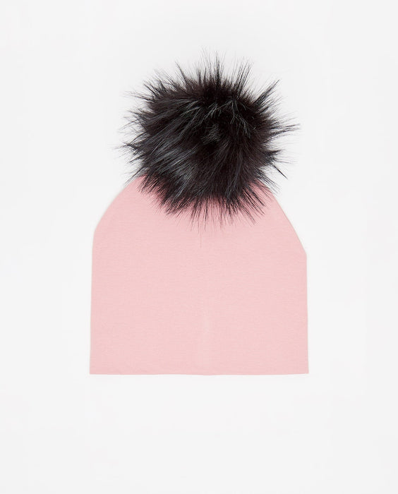 Cotton Beanie Matte Pink