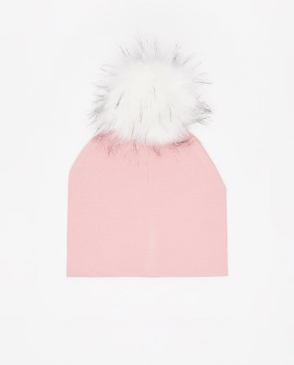 Cotton Beanie Matte Pink