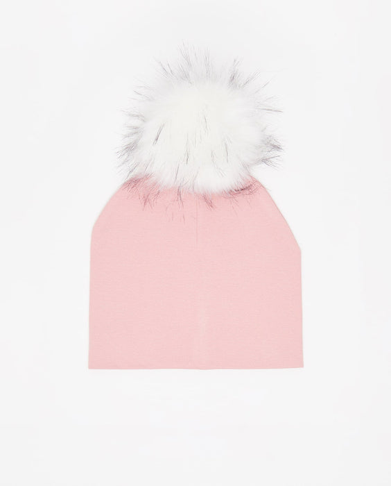 Cotton Beanie Matte Pink