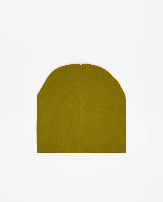 100% Cotton Beanie with Button for Optional Pom, 15 years +