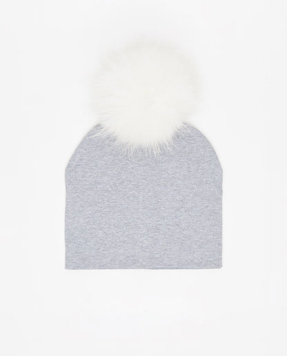 Cotton Beanie Gris