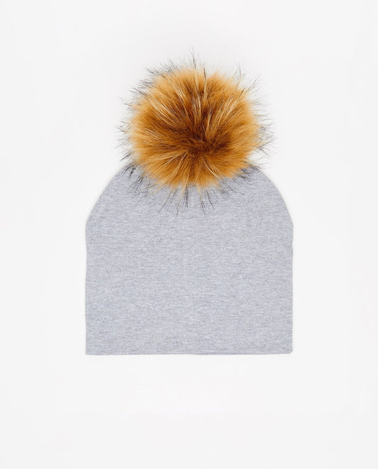 Tuque Pré-Ado Coton Gris - Vegan