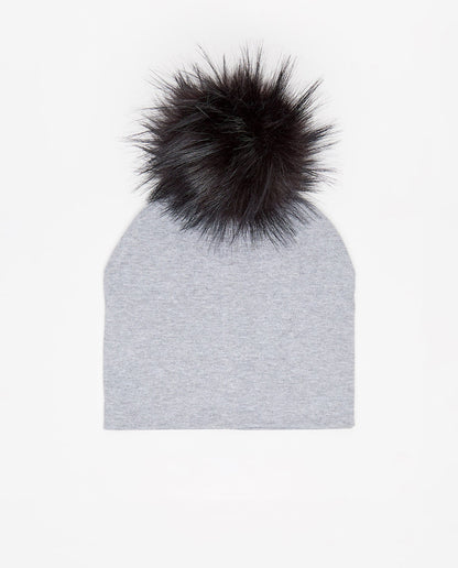 Cotton Beanie Gris