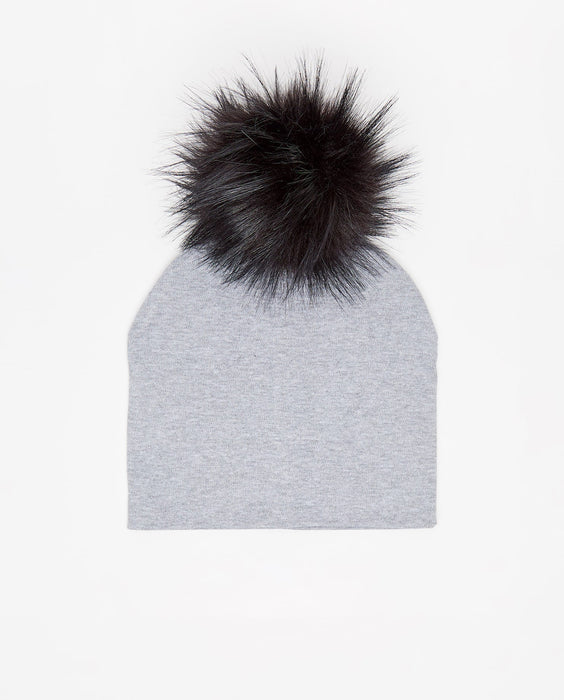 Cotton Beanie Gris