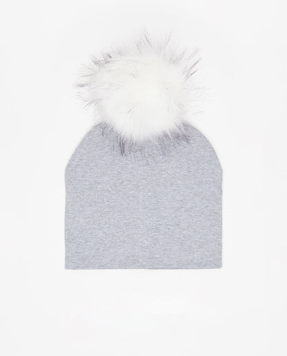 Cotton Beanie Gris