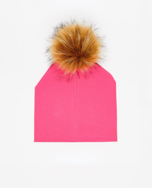 Tuque Pré-Ado Coton Fuschia - Vegan