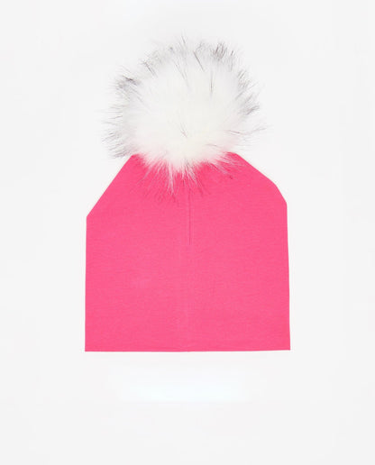 Cotton Beanie Fuschia