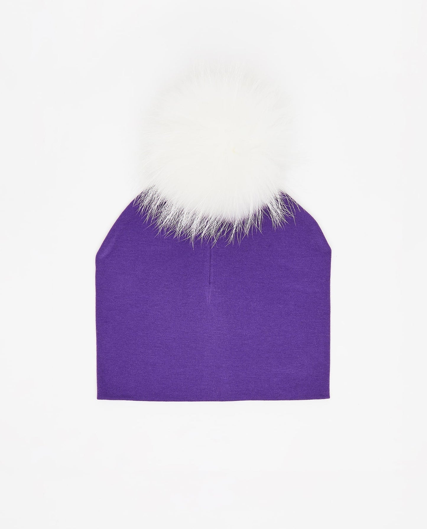 Tuque Pré-Ado Coton Aubergine