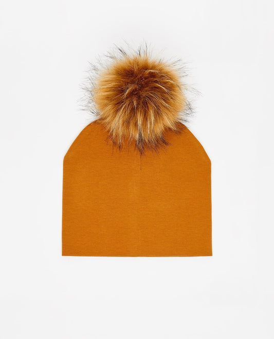 Tuque Adulte Coton Caramel - Vegan