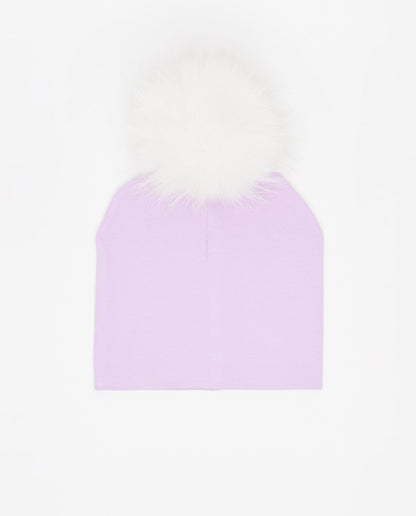 Cotton Beanie Lila