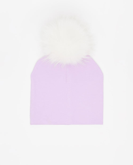 Cotton Beanie Lila