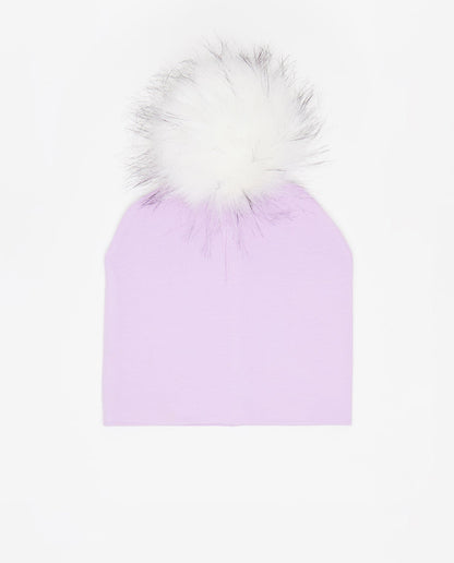 Cotton Beanie Lila