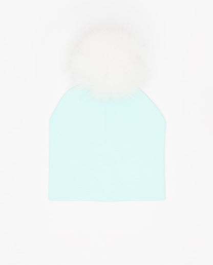 Cotton Beanie Aqua