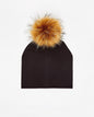 Tuque Adulte Coton Noir - Vegan