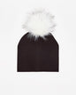 Tuque Adulte Coton Noir - Vegan