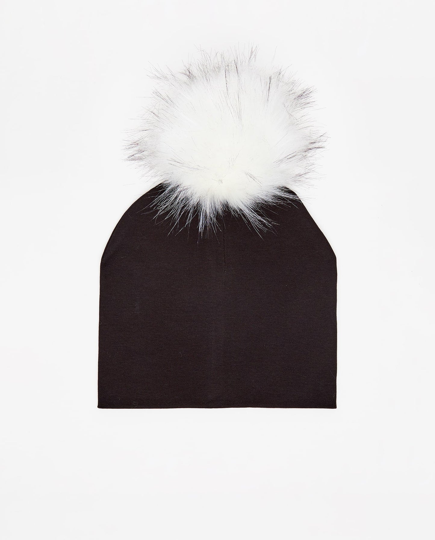 Tuque Enfant Coton Noir - Vegan